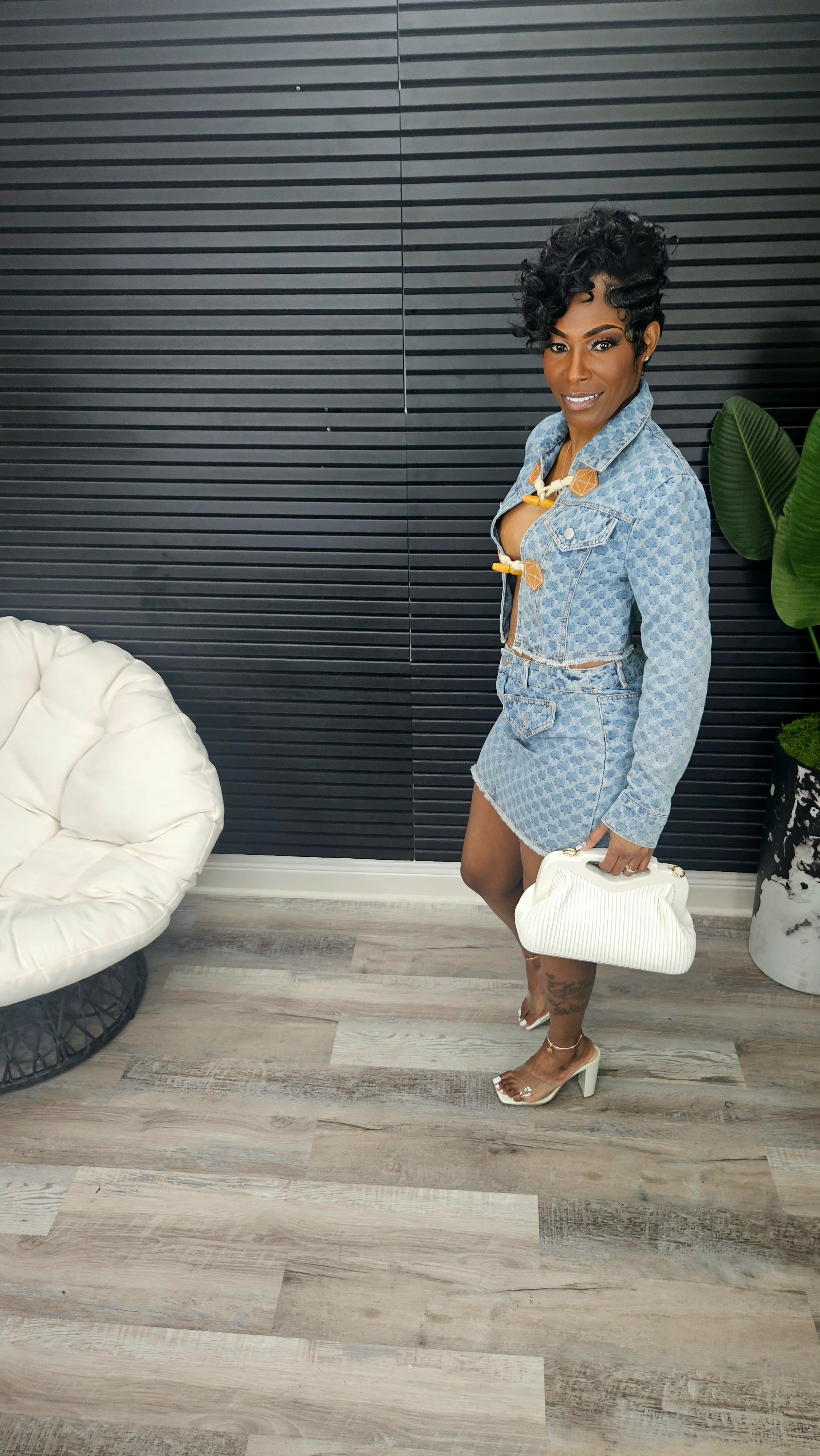 "Won't Ask Twice" Skirt Set - Laine Collection
