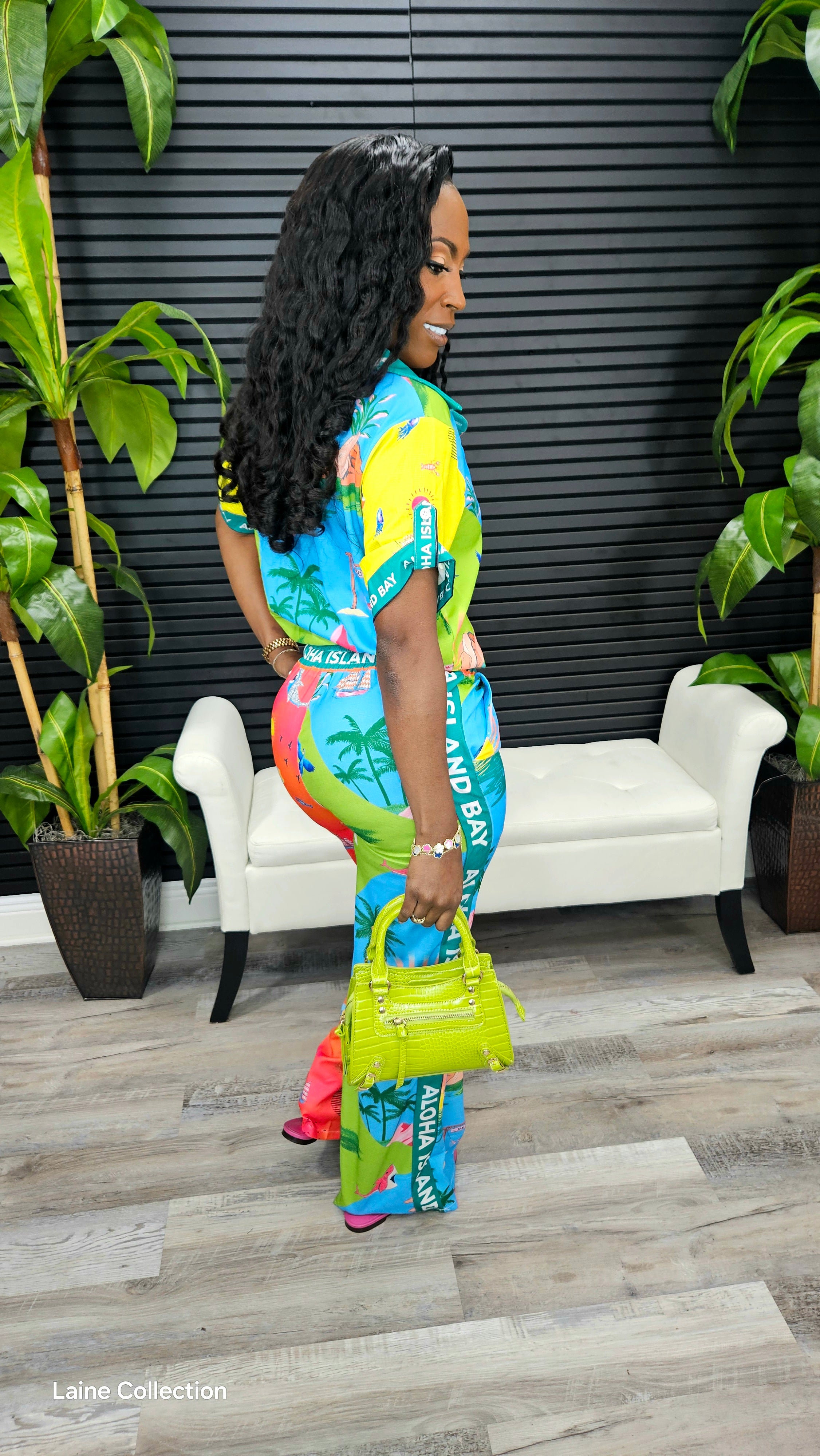 Beach Party Resort Pants Set - Laine Collection