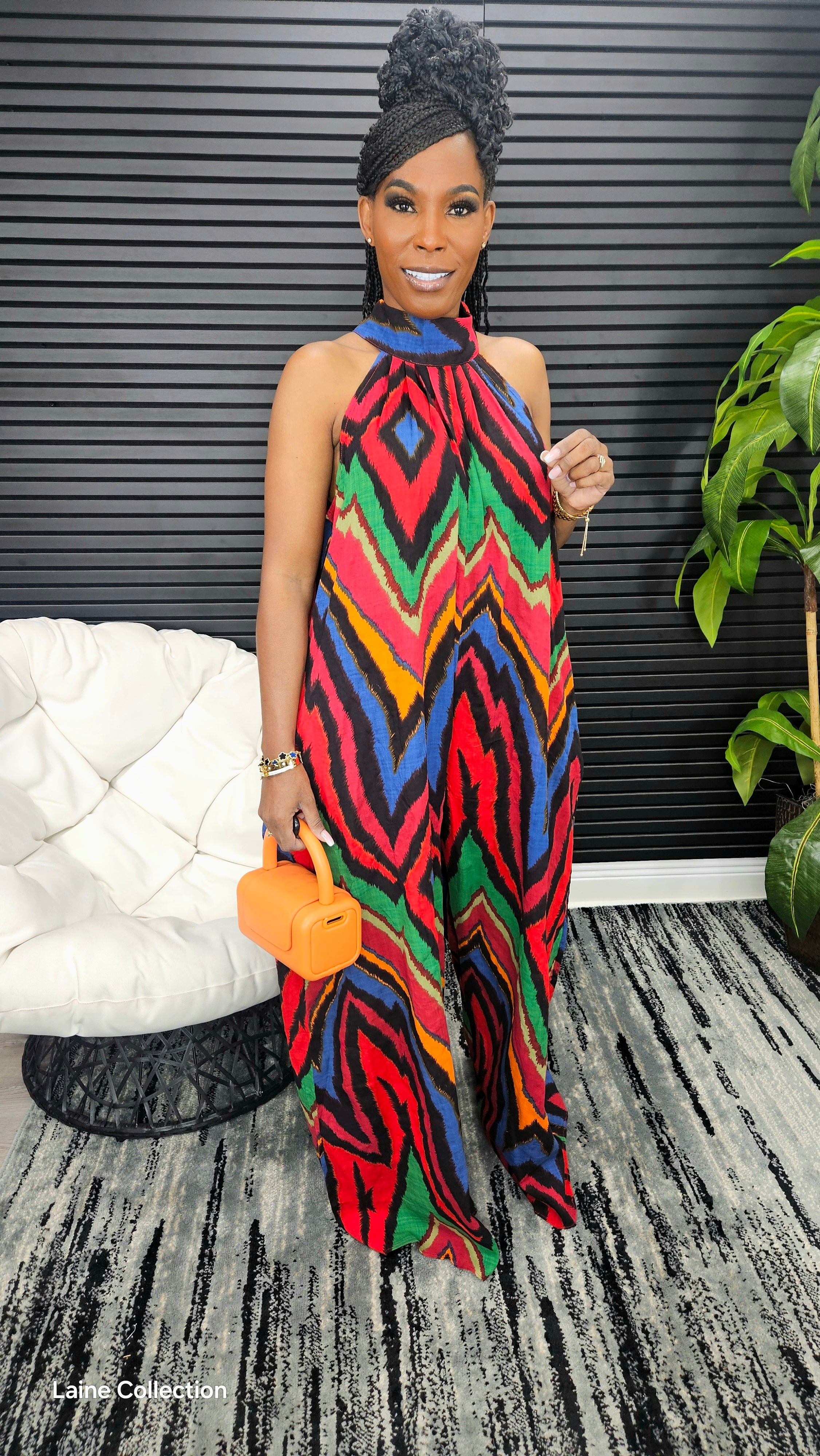 Flowy Jumpsuit(Red) Laine Collection Flowy Jumpsuit(Red) Laine Collection