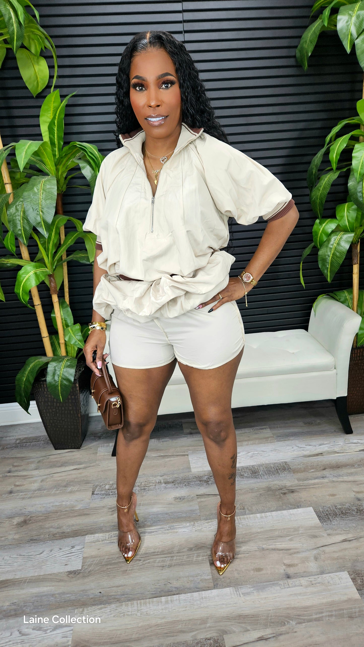 Another Day Bubble Skort Set - Laine Collection