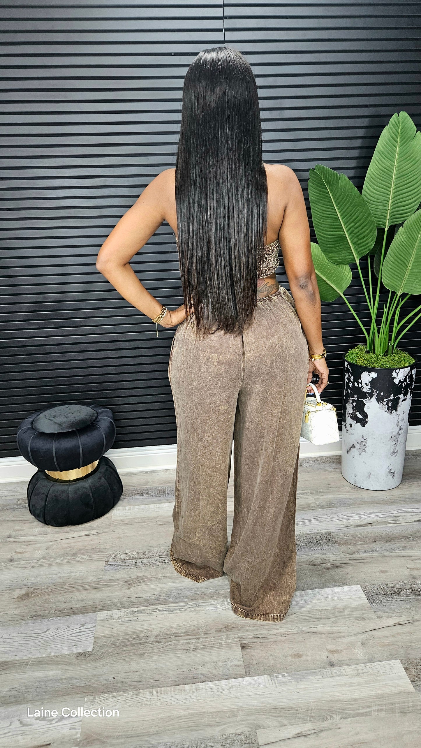 On My Time Jumpsuit(Brown) - Laine Collection