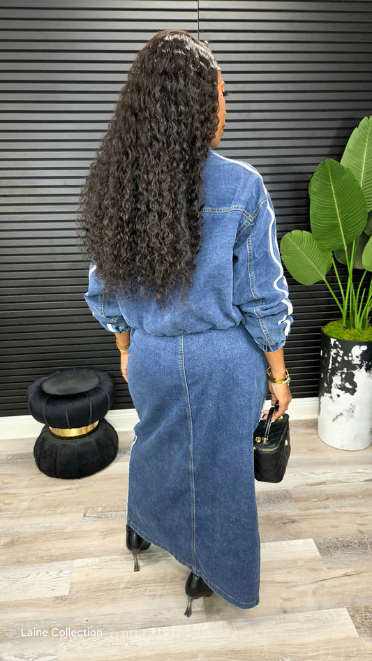 Top Tier Denim Set - Laine Collection