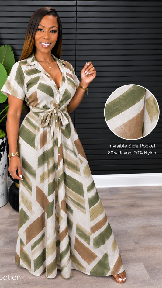 Autumn Escape Maxi Dress