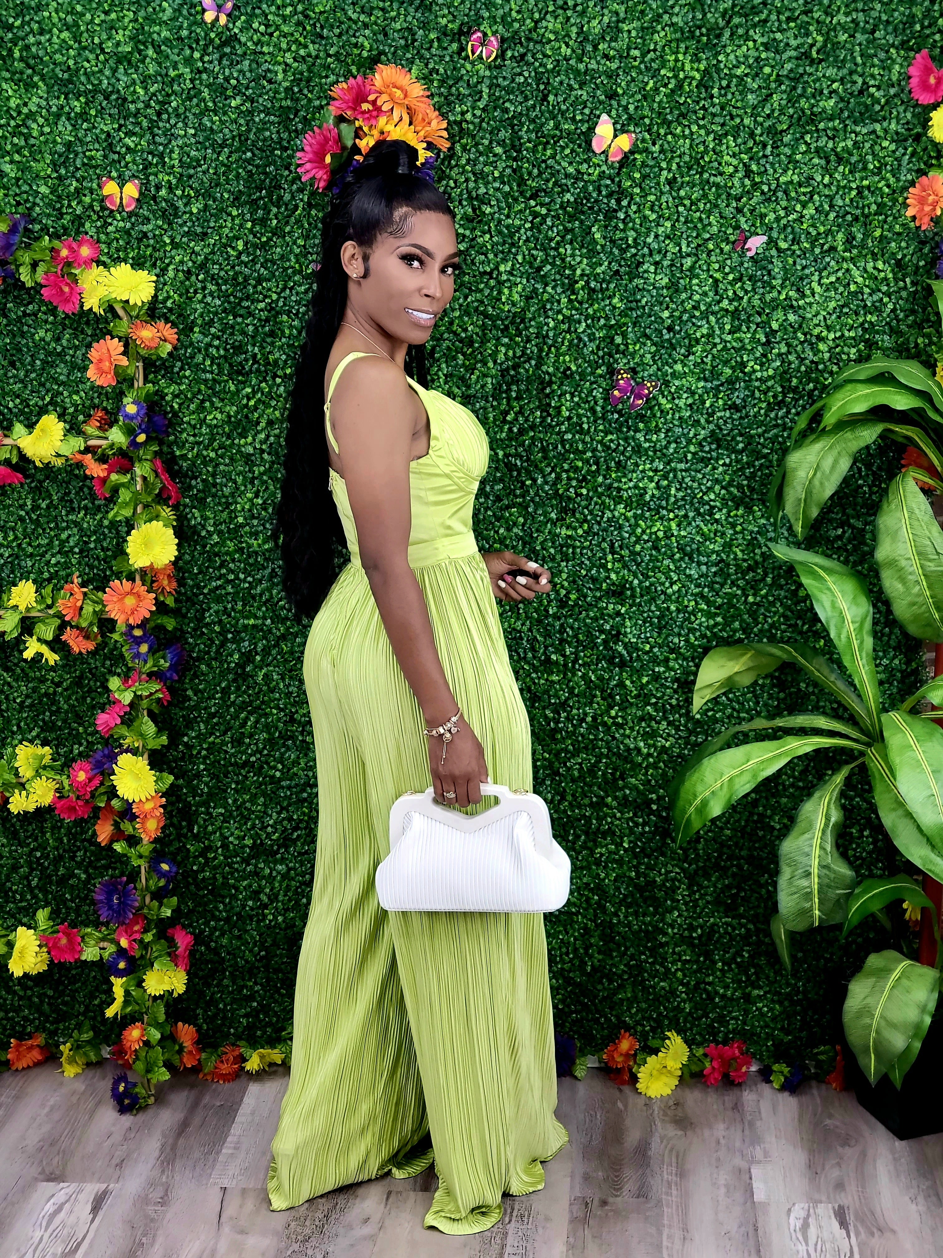 Stella Jumpsuit(Lime)