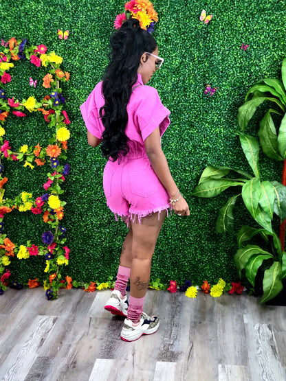 She's The Best Romper( Pink) - Laine Collection