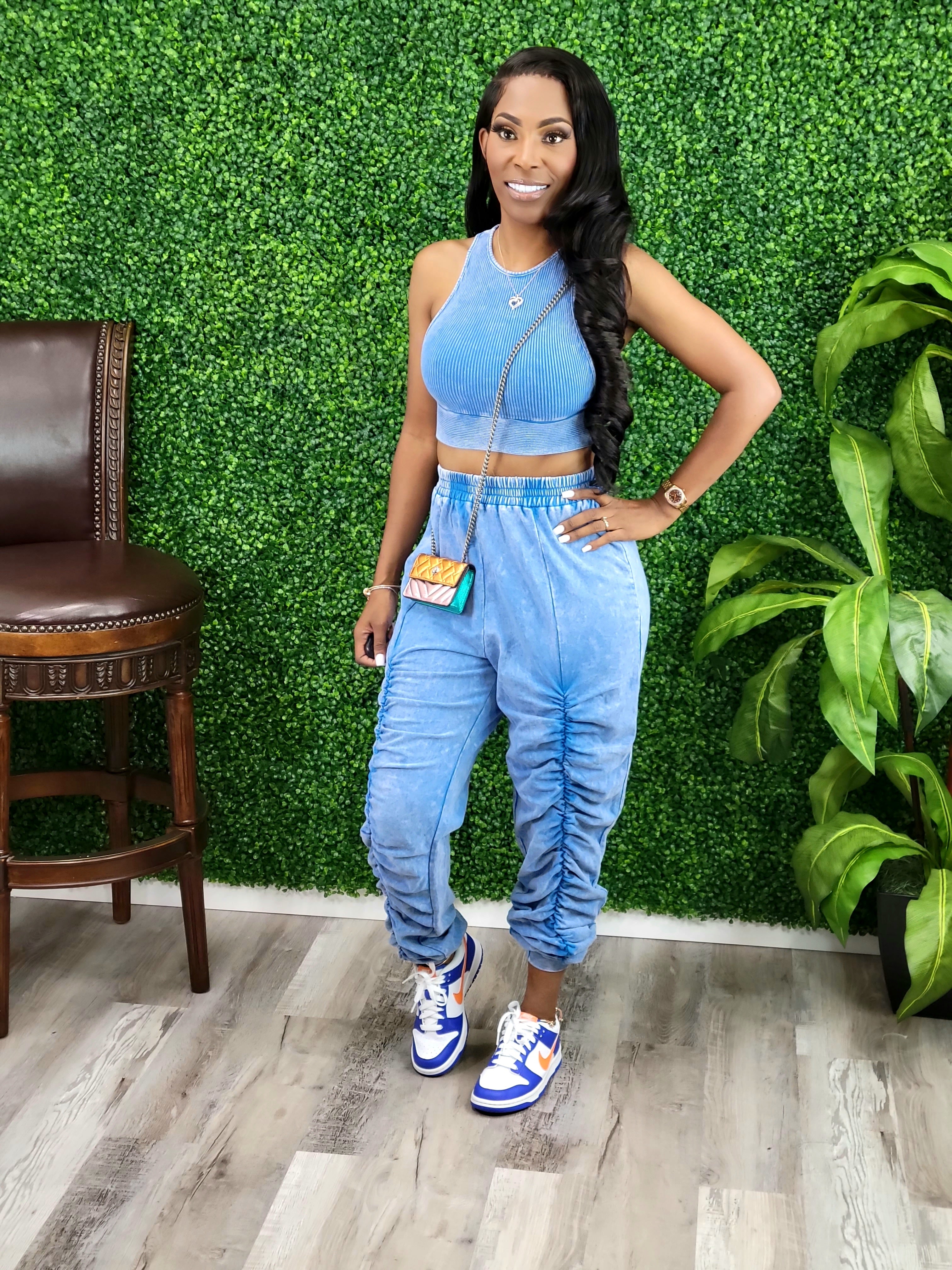 Kelsea Jogger Set (Blue)