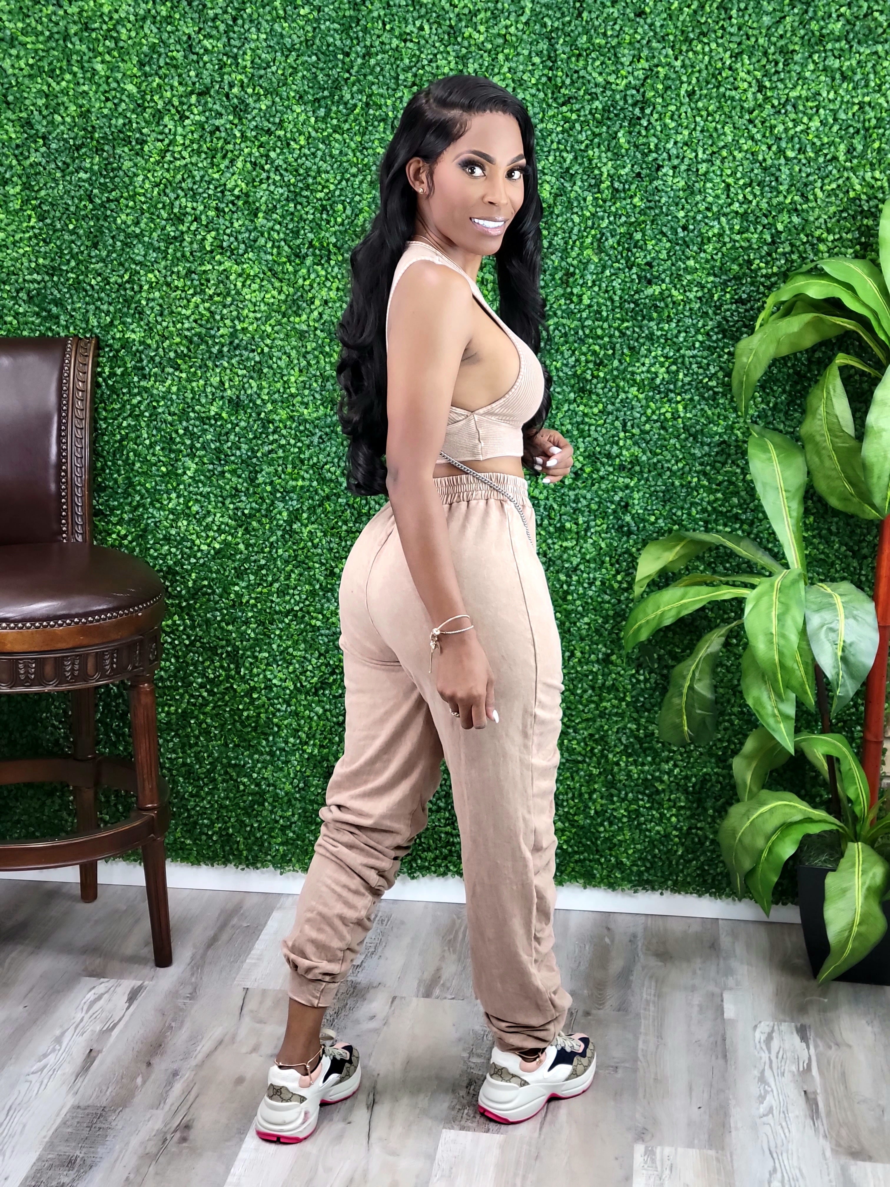 Kelsea Jogger Set (Taupe)