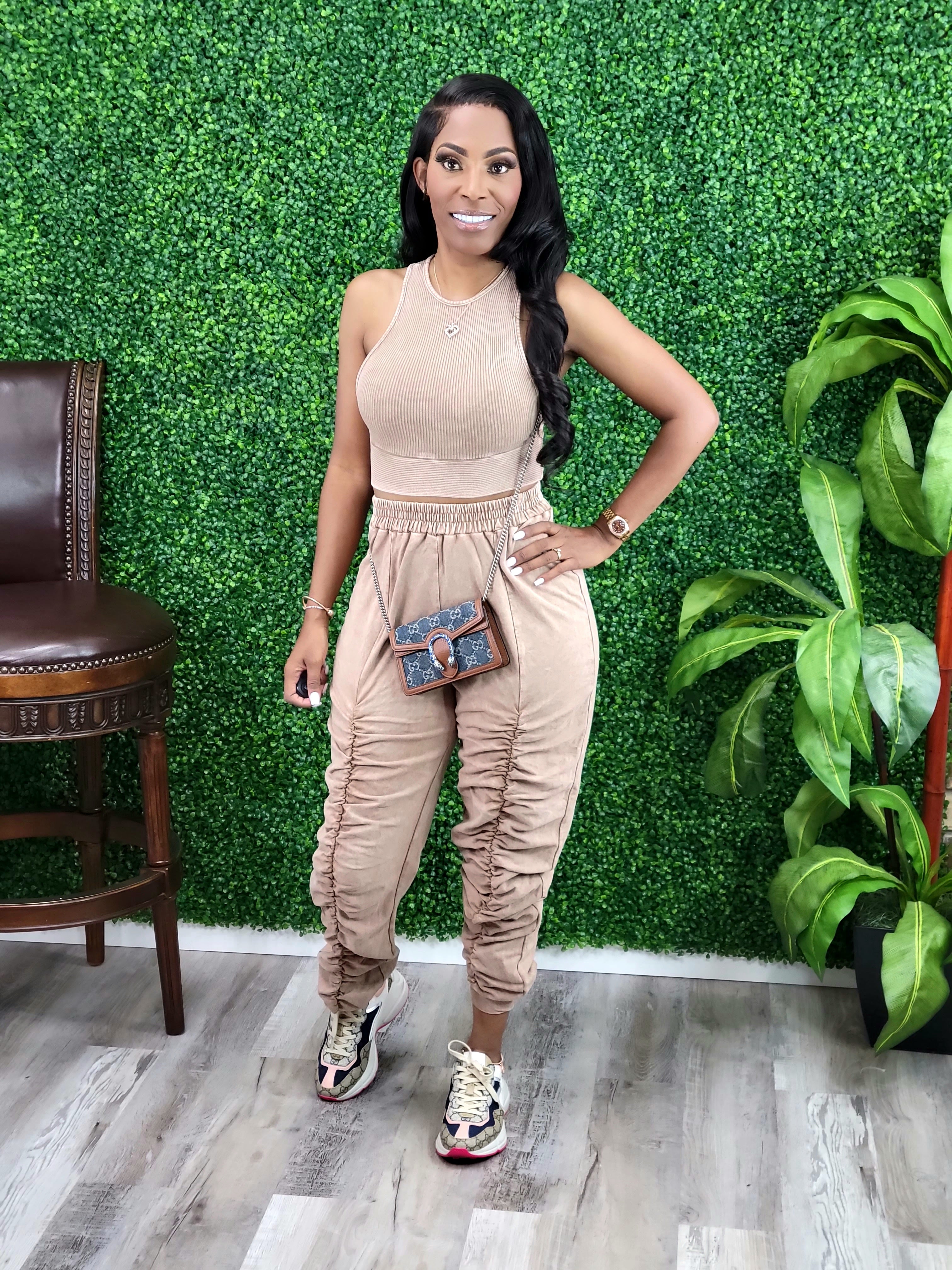 Kelsea Jogger Set (Taupe)