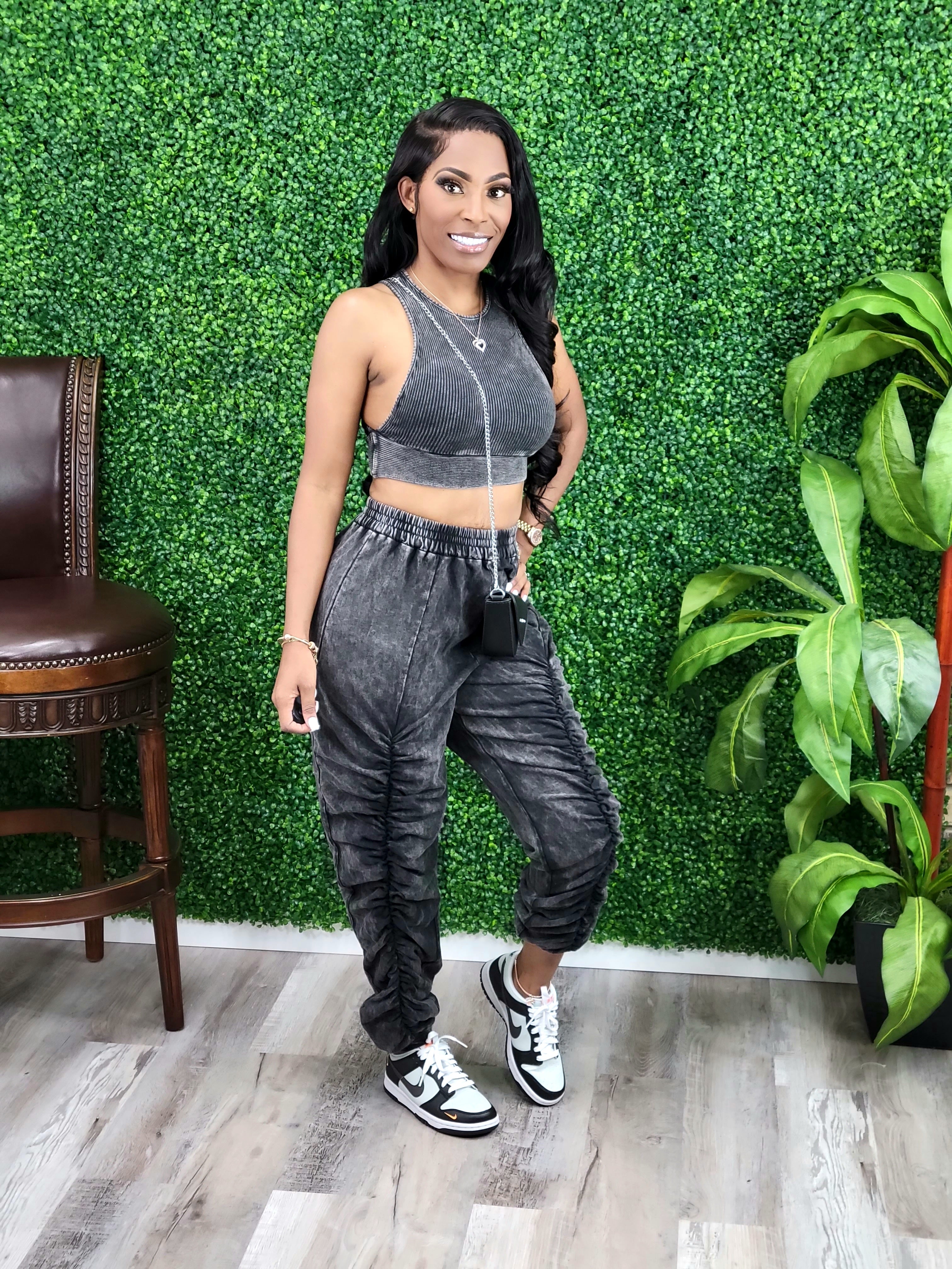 Kelsea Jogger Set (Black)