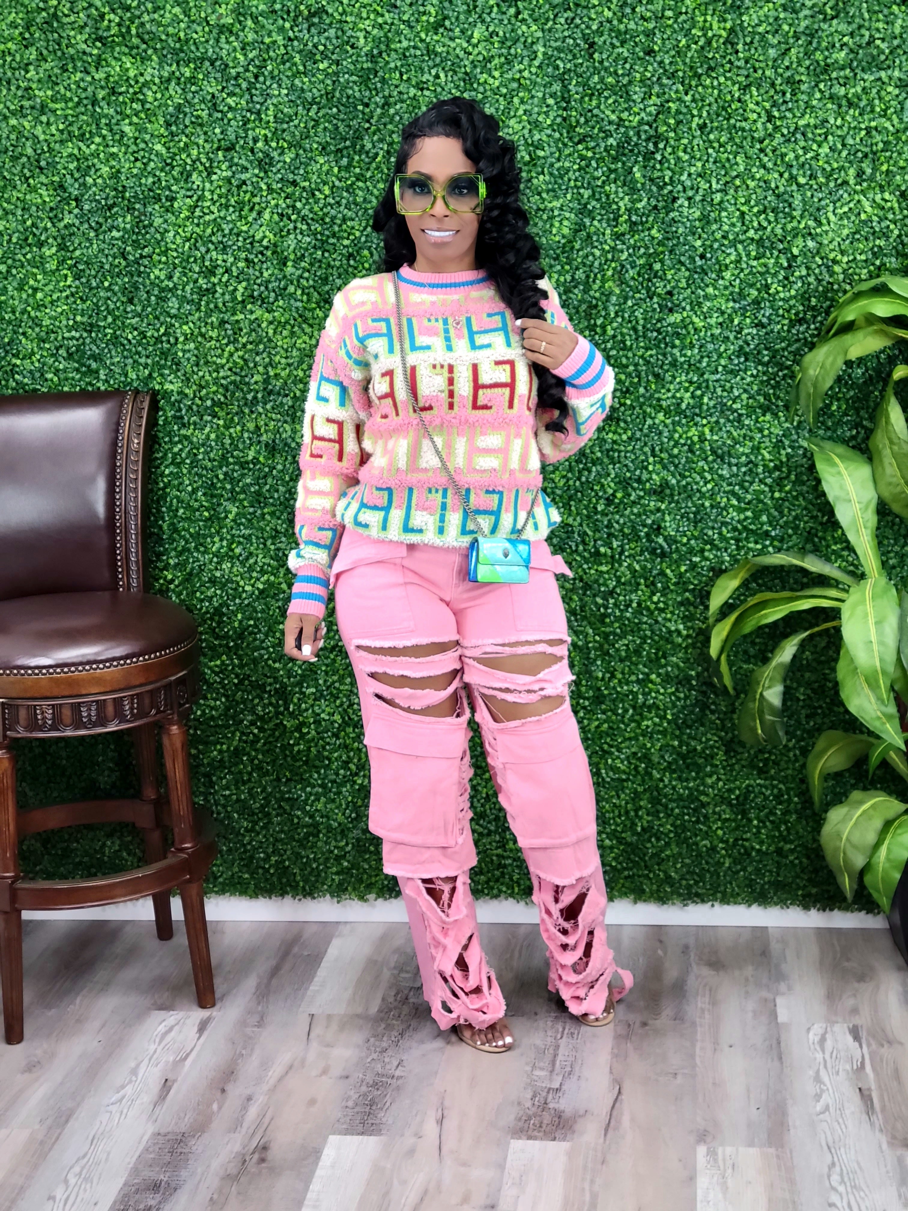 Always Extra Sweater (Pink)