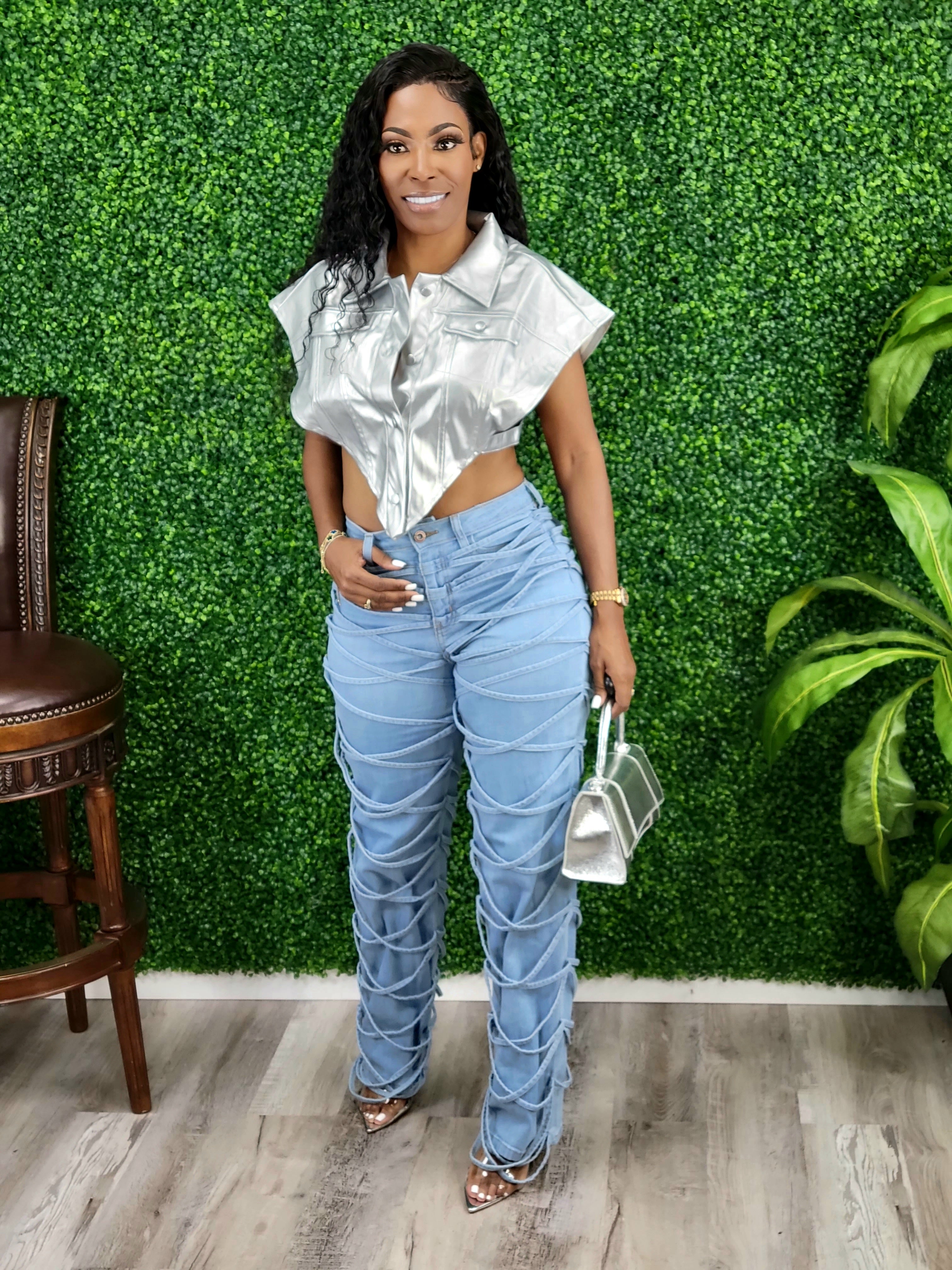 Steal Your Heart Top(Silver)