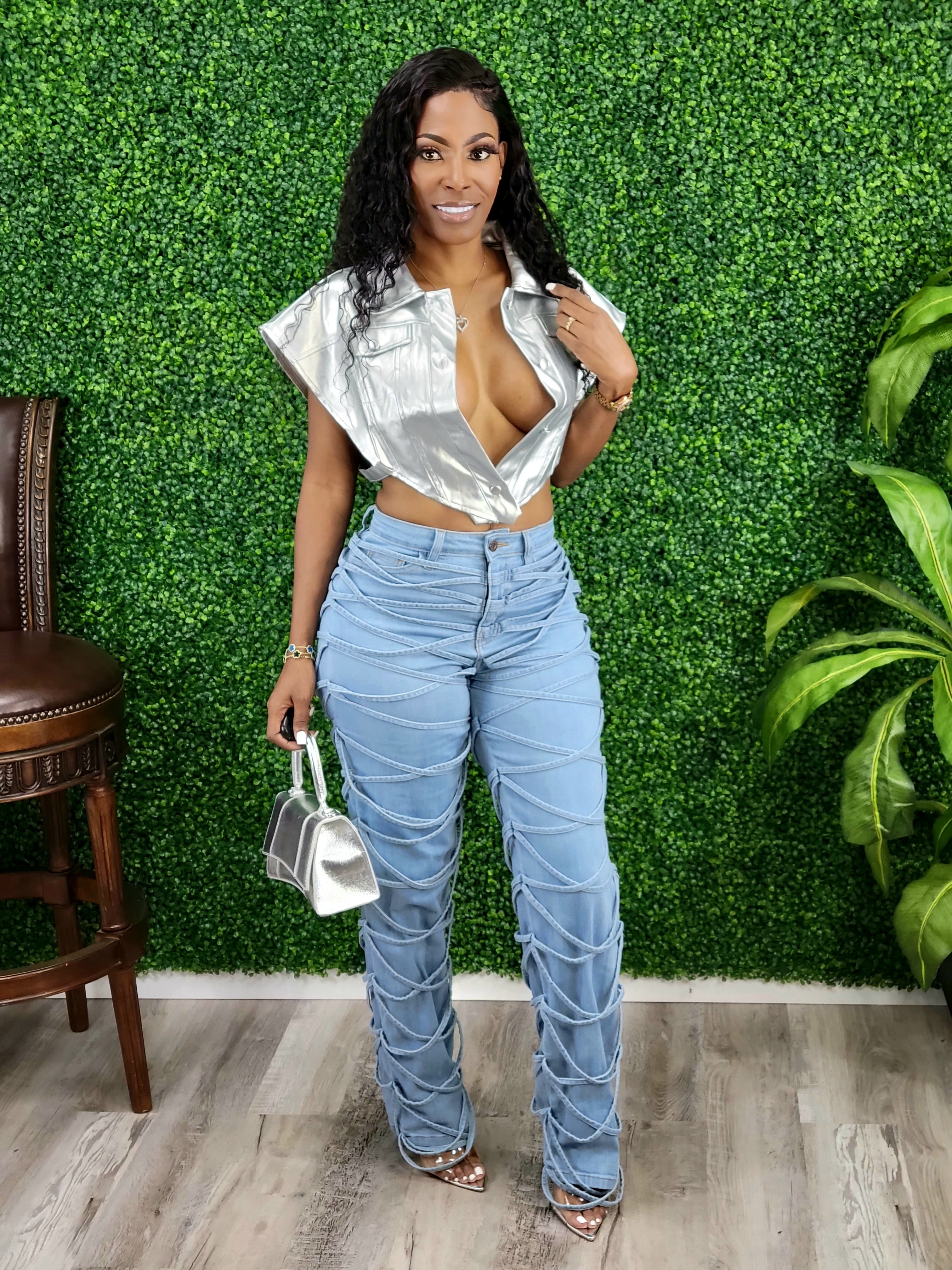 Steal Your Heart Top(Silver)