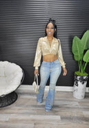 Peace Of Love Top(Champagne) - Laine Collection