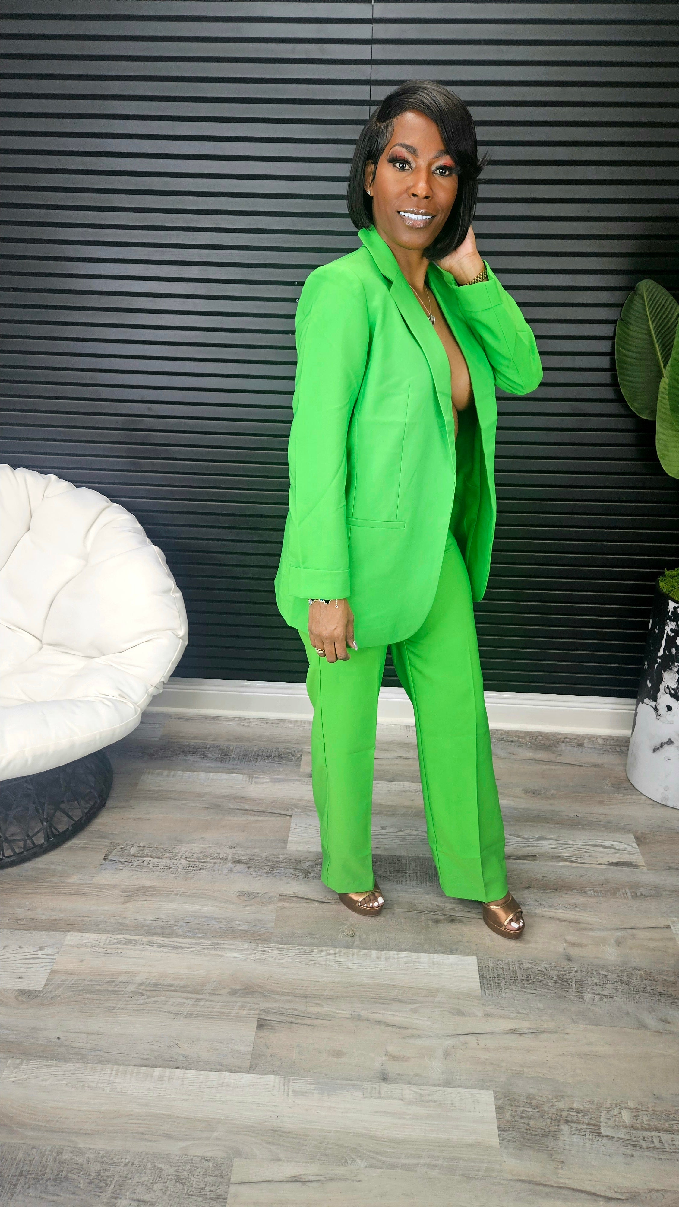 "Business Talk" Blazer(Apple)