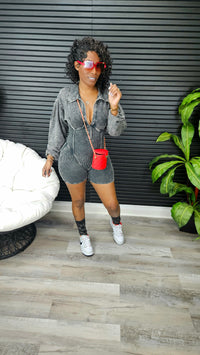 Say No More Romper(Black) - Laine Collection