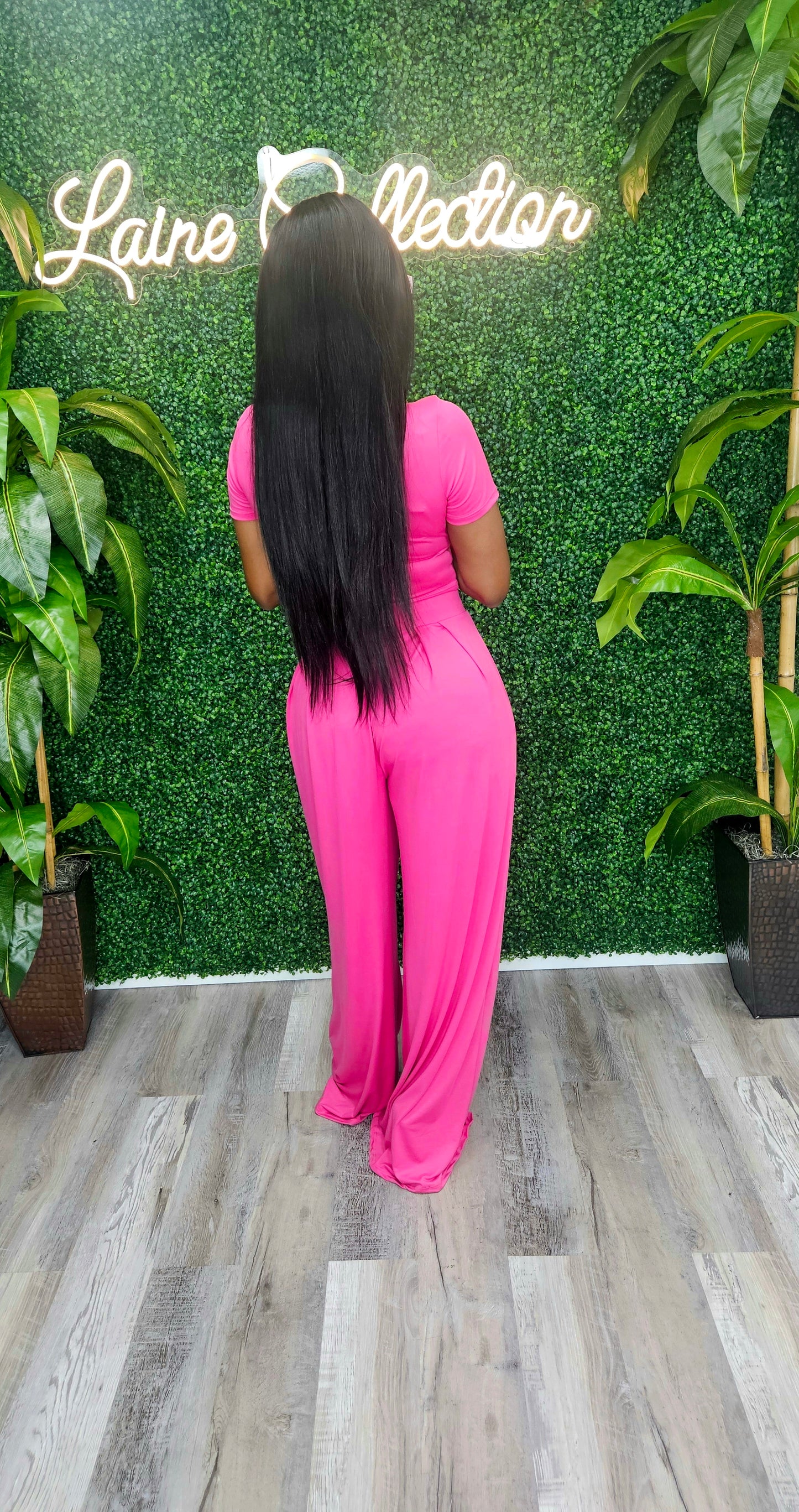 "In Control" Pant Set(Pink) - Laine Collection