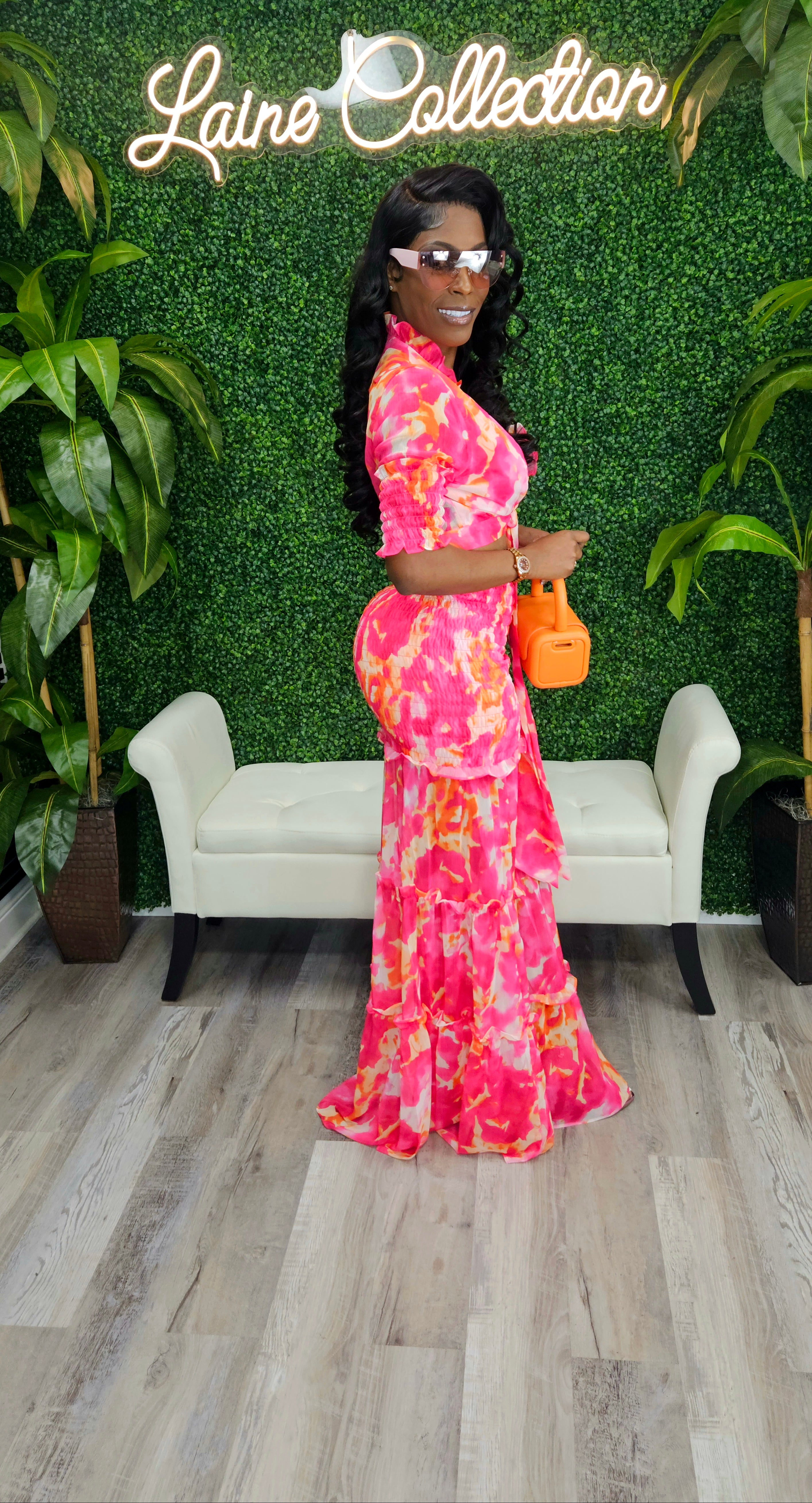 "Vacay Calling" Skirt Set