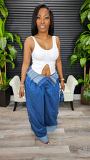 Basic Blend Split Top - Laine Collection