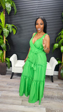 Summer Breeze Maxi Dress(Green) - Laine Collection
