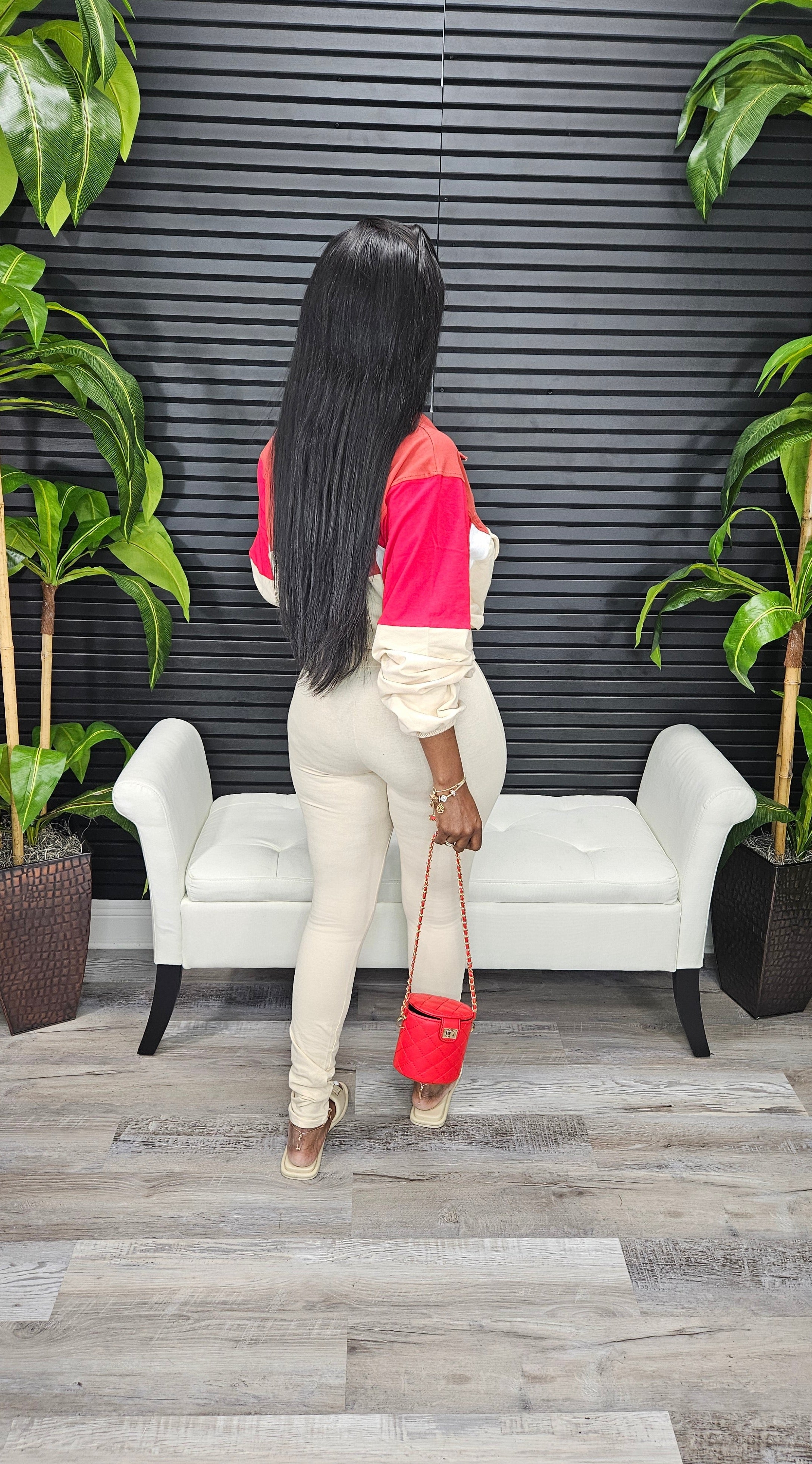 Got Me Twisted Legging Set(Cream)Restock