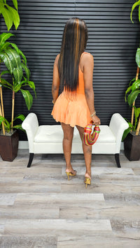 Give em' A Hard Time Romper(Orange) - Laine Collection