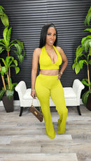 Current Mood Pants Set(Moss) - Laine Collection