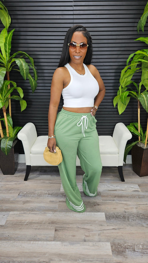 Nothing Better Pants(Olive) - Laine Collection
