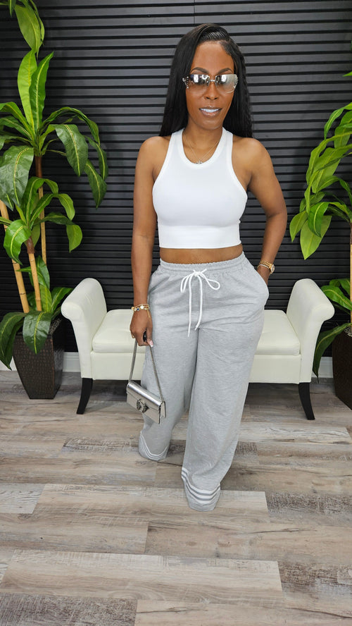 Nothing Better Pants(H Gray) - Laine Collection