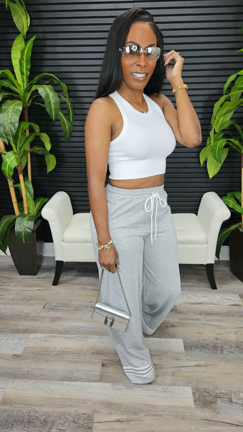 Nothing Better Pants(H Gray) - Laine Collection