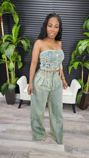 No Time To Waist Pants Set - Laine Collection