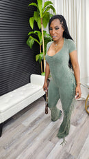 Look For Me Jumpsuits(Olive) - Laine Collection