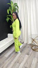 Fall Girl Pants Set(Green) - Laine Collection