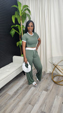 Play Nice Pants Set(Olive) - Laine Collection