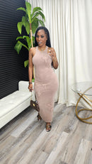 Crowd Pleaser Dress(Brown) - Laine Collection