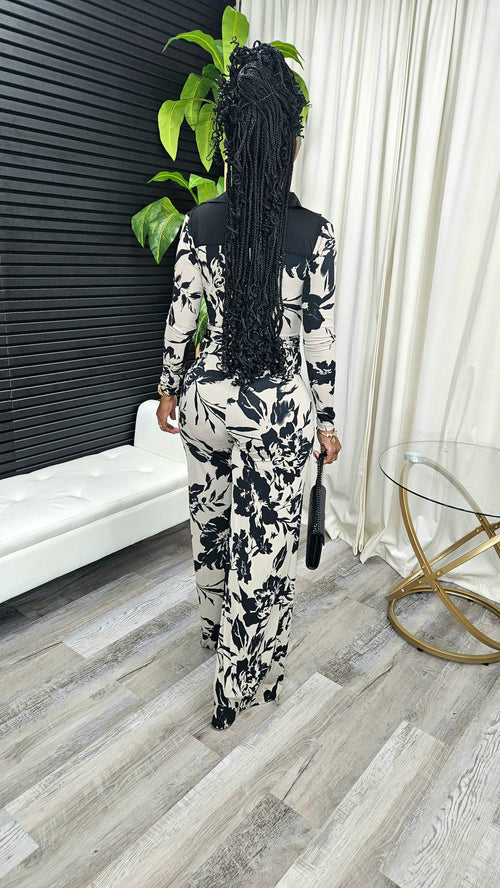 Circle Back To Me Jumpsuit(Black) - Laine Collection