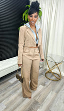 Can't Replace You Pants Set(Mocha) - Laine Collection