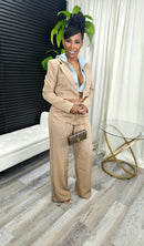Can't Replace You Pants Set(Mocha) - Laine Collection