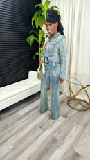 Taking Notes Jumpsuit - Laine Collection