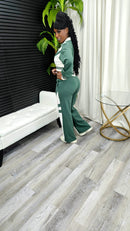 It's Your Moment Pants Set(Green) - Laine Collection