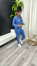 Everything You Need Legging Set(Blue) - Laine Collection