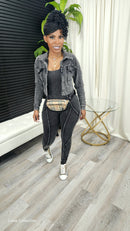 Nothing Less Jumpsuit Set(Black) - Laine Collection