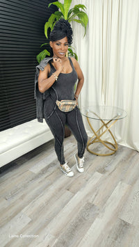 Nothing Less Jumpsuit Set(Black) - Laine Collection