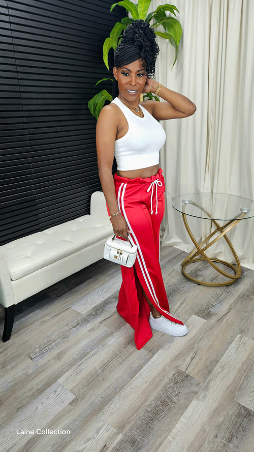 Catch My Drift Pants(Red) - Laine Collection