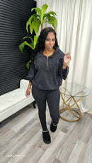 Keep Score Legging Set(Black) - Laine Collection