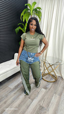 Always Standing Out Pants (Olive) - Laine Collection