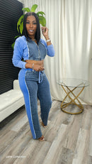 Mia Denim Pants Set - Laine Collection