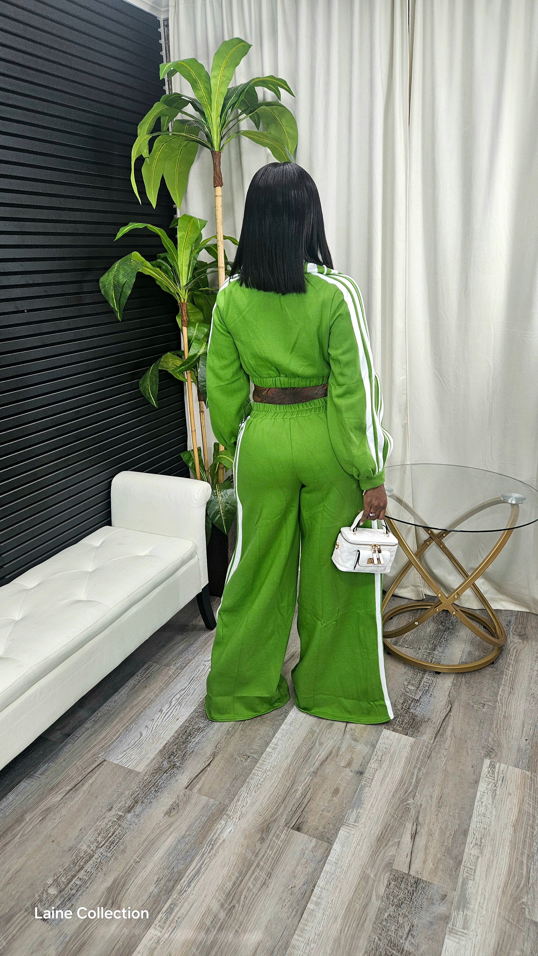Emma Sweatpants Set(Moss Green)