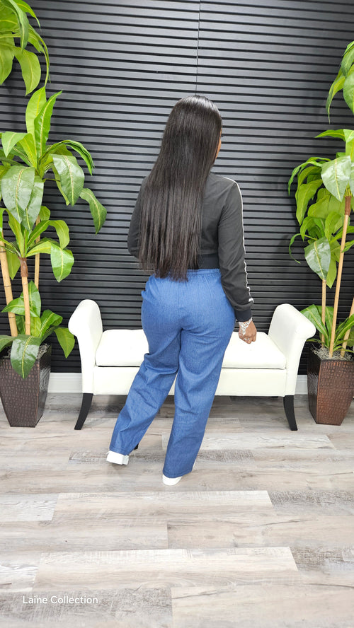 Nice And Easy Pants Set(Black) - Laine Collection