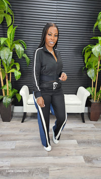 Nice And Easy Pants Set(Black) - Laine Collection