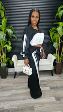 Lazy Afternoon Pants Set(Black) - Laine Collection